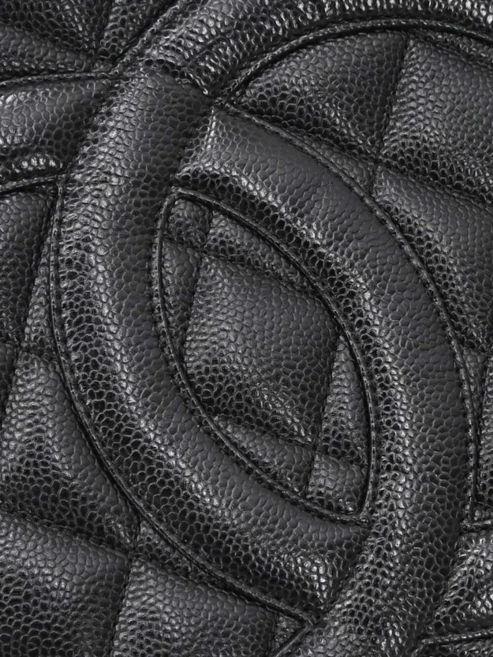 Chanel Black Calfskin Medallion Tote Handbag 198004